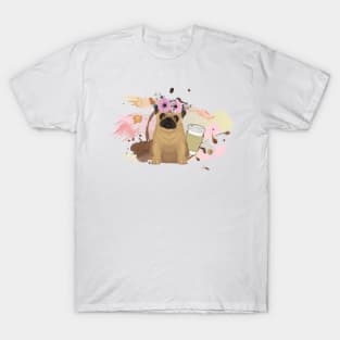 Pug and Love T-Shirt